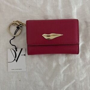 NWT‎ Diane Von Furstenberg, Pink Leather Wallet
